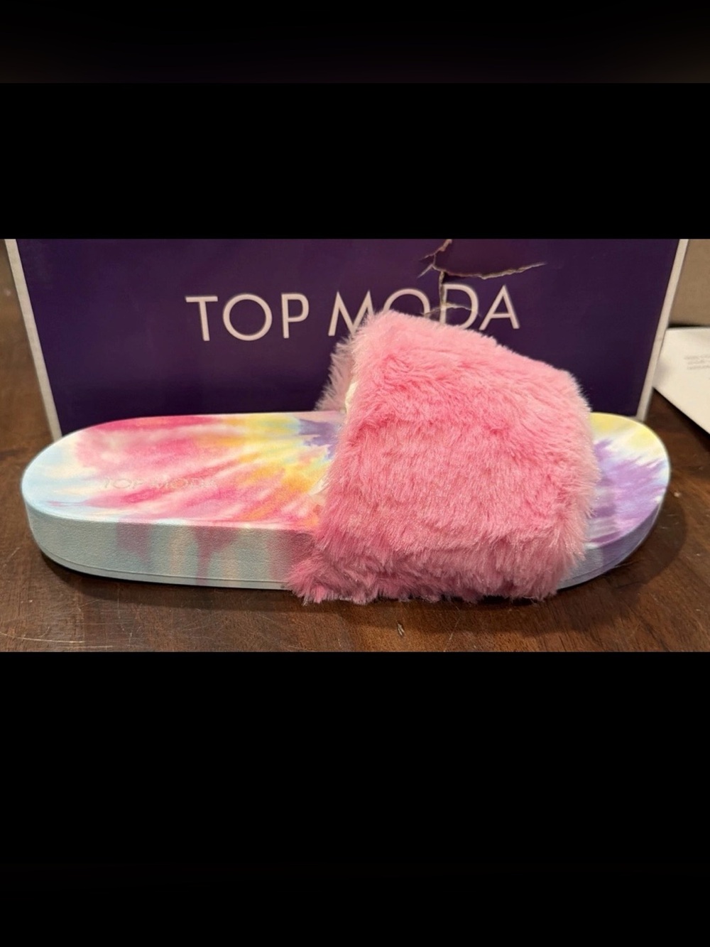 Top Moda Women’s Cab-99 Slide Sandals Tie Dye Size 7 M US